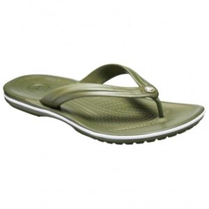 Crocs - Crocband Flip - Sandalen Gr M11 oliv