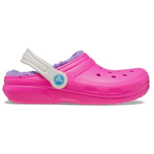 Crocs - Kid's Classic Lined Clog - Hüttenschuhe Gr J2 rosa