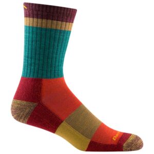 Darn Tough - Heady Stripe Micro Crew Lightweight w. Cushion - Wandersocken Gr M bunt