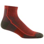 Darn Tough - Hiker 1/4 Midweight with Cushion - Wandersocken Gr XL rot