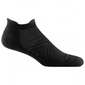 Darn Tough - Run No Show Tab Ultra-Lightweight with Cushion - Laufsocken Gr M schwarz