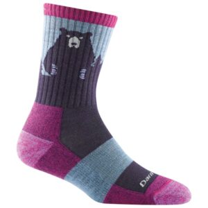 Darn Tough - Women's Bear Town Micro Crew Lightweight w Cushn - Wandersocken Gr M bunt