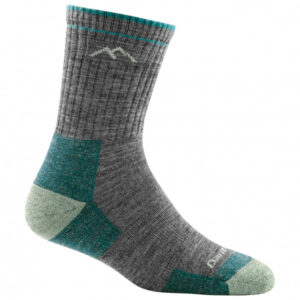 Darn Tough - Women's Hiker Micro Crew Midweight with Cushion - Wandersocken Gr M grau