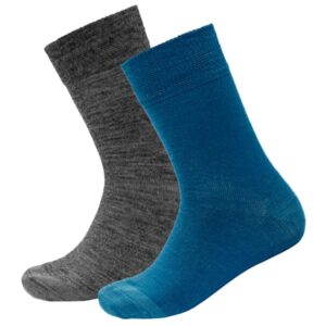 Devold - Kid's Daily Merino Light Sock 2-Pack - Multifunktionssocken Gr 28-30 blau