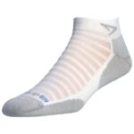 Drymax - Running Lite-Mesh 1/4 Crew - Laufsocken Gr XL grau/weiß