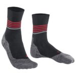 Falke - RU4 Endurance Reflect - Laufsocken Gr 46-48 schwarz/grau