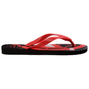 Havaianas - Kid's Top Marvel Logomania - Sandalen Gr 27/28 rot/schwarz