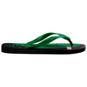 Havaianas - Kid's Top Marvel Logomania - Sandalen Gr 33/34 schwarz/grün