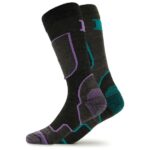 Heber Peak - CedarHe. Ski Socks 2-Pack - Skisocken Gr 43-45 schwarz