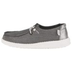 HeyDude - Kid's Wendy Metallic Sparkle - Sneaker Gr 33 grau