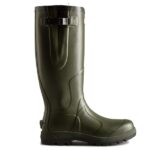 Hunter Boots - Balmoral Tall Classic Side Adjust - Gummistiefel Gr 44 oliv