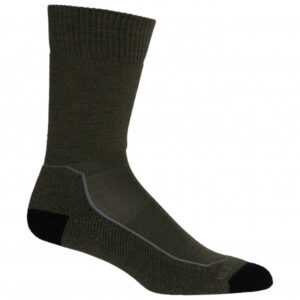 Icebreaker - Hike+ Medium Crew - Wandersocken Gr M oliv/schwarz