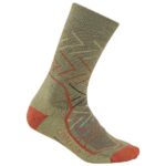 Icebreaker - Women's Hike+ Medium Crew Sunrise - Wandersocken Gr S oliv