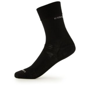 Icebreaker - Women's Hike Ultra Light Liner Crew - Wandersocken Gr L schwarz