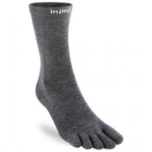 Injinji - Liner Crew Wool - Multifunktionssocken Gr S grau