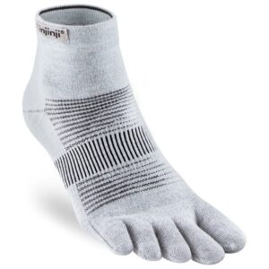 Injinji - Run Lightweight Mini-Crew - Laufsocken Gr M grau