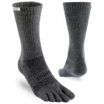 Injinji - Trail Midweight Crew - Wandersocken Gr XL grau