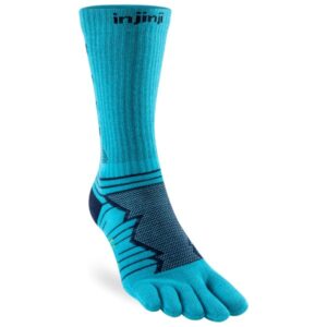 Injinji - Ultra Run Crew - Laufsocken Gr M türkis/blau