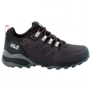 Jack Wolfskin - Women's Refugio Texapore Low - Multisportschuhe Gr 43 grau/schwarz