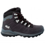 Jack Wolfskin - Women's Refugio Texapore Mid - Wanderschuhe Gr 40 grau/schwarz