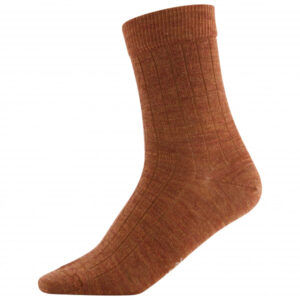 Joha - 4037 Wool Rib Socks Wool/Polyamide/Elasthane - Merinosocken Gr 43-46 braun