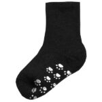 Joha - Kid's 721 Wool Sock Anti-Slip - Hüttenschuhe Gr 19-22 schwarz