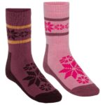 Kari Traa - Women's Rusa Sock 2-Pack - Wintersocken Gr 39-41 rosa