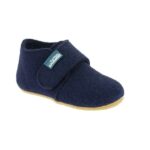 Living Kitzbühel - Baby's Klettschuh Filz Unifarben - Hüttenschuhe Gr 20 blau