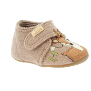 Living Kitzbühel - Baby's Klettschuh Rehkitz - Hüttenschuhe Gr 27 beige