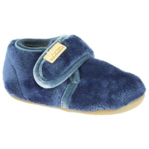 Living Kitzbühel - Baby's Klettschuh Samt Unifarben - Hüttenschuhe Gr 30 blau