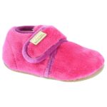 Living Kitzbühel - Baby's Klettschuh Samt Unifarben - Hüttenschuhe Gr 26 rosa