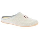 Living Kitzbühel - Women's Pantoffel Frottee Smiley - Hüttenschuhe Gr 42 beige