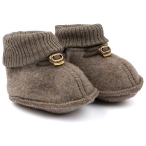 Mikk-Line - Kid's Wool Footies - Hüttenschuhe Gr 50/56 braun