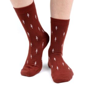 NIKIN - TreeSocks Standard Allover - Multifunktionssocken Gr 36-40 rot