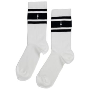 NIKIN - Treesocks Stripes College - Multifunktionssocken Gr 36-40 grau