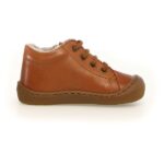 Naturino - Kid's Amur Nappa Spazz. Lined - Barfußschuhe Gr 19 braun/weiß