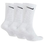 Nike - Everyday Cushioned Training Crew Socks - Multifunktionssocken Gr XL weiß/grau