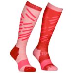 Ortovox - Women's Ski Tour Long Socks - Skisocken Gr 39-41 rot/rosa