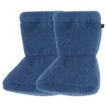 Pure Pure - Baby Stiefel Fleece - Hüttenschuhe Gr 0 blau