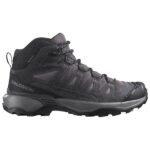 Salomon - Women's X Ultra 360 Leather Mid GORE-TEX - Wanderschuhe Gr 7 grau/schwarz