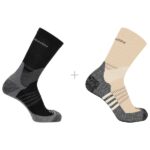 Salomon - X Ultra Access Crew 2-Pack - Wandersocken Gr 42-44 beige