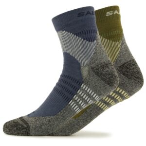 Salomon - X Ultra Access Quarter 2-Pack - Wandersocken Gr 42-44 grau