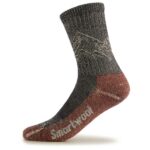 Smartwool - Classic Hike Light Cushion Mountain Pattern Crew - Wandersocken Gr XL braun