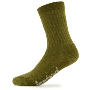 Smartwool - Hike Classic Edition Full Cushion Solid Crew - Wandersocken Gr S oliv