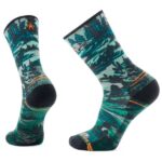 Smartwool - Hike Light Cushion Campground Print Crew Socks - Wandersocken Gr L bunt