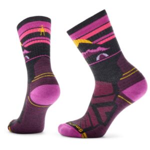 Smartwool - Women's Hike Light Cushion New Pattern Crew Socks - Wandersocken Gr M lila