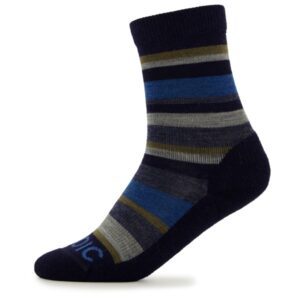 Stoic - Kid's Merino Trekking Crew Socks Stripes - Wandersocken Gr 35-38 blau