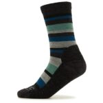 Stoic - Kid's Merino Trekking Crew Socks Stripes - Wandersocken Gr 35-38 schwarz