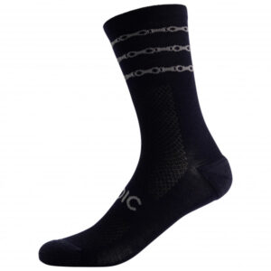 Stoic - Merino Gravel Socks - Radsocken Gr 36-38 schwarz