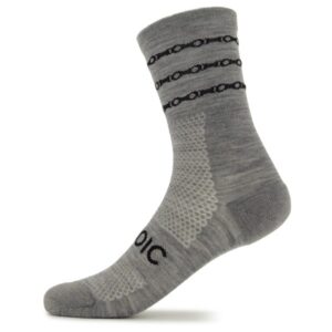 Stoic - Merino Gravel Socks - Radsocken Gr 36-38 grau